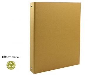 Pořadač A4 4 kroužkový ECO LUMA kraft