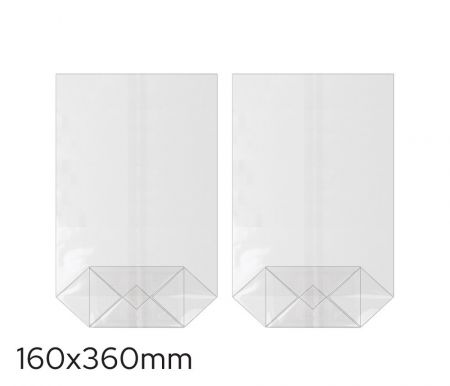 Sáček celofán 160 x 360mm, křížové dno LUMA