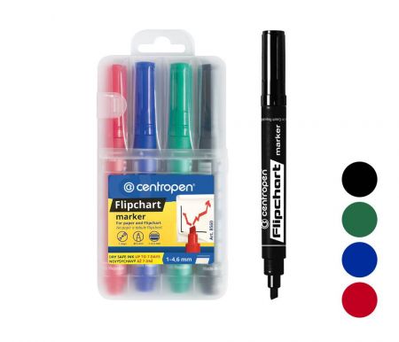 Popisovač CENTROPEN 8560/4 zkosený sada