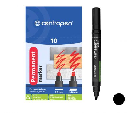 Popisovač CENTROPEN 8576 zkosený černý