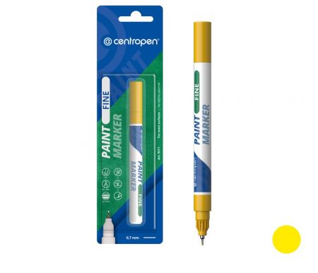 Popisovač CENTROPEN 9211 žlutý LAKOVÝ