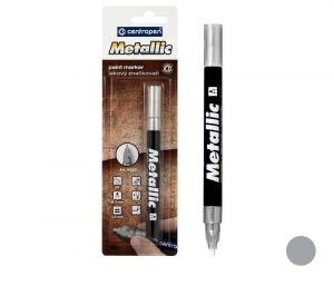 Popisovač CENTROPEN 9220 stříbrný