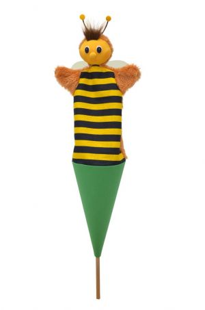 Včela 57 cm 3v1, kornoutový maňásek