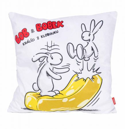 Polštář 30x30 cm, Bob a Bobek, hop
