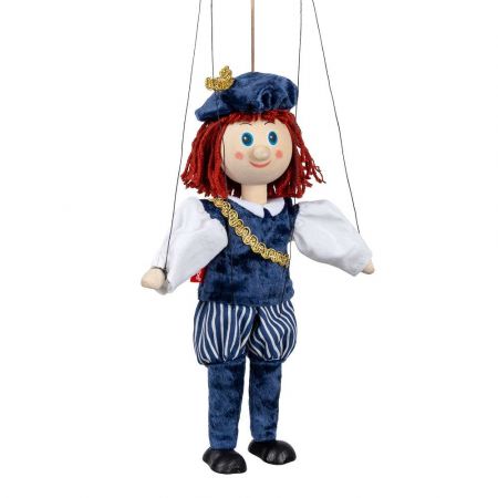 Princ 20 cm, dřevěná loutka