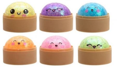 Knedlíčky Bao mačkací třpytivé 5 cm
