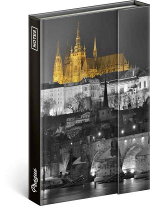 Notes Praha – Jakub Kasl, linkovaný, 10,5 x 15,8 cm A-4422 (PRESCO GROUP)