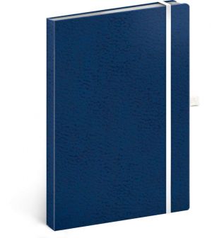 Notes Vivella Classic modrý/bílý, tečkovaný, 15 x 21 cm / A-5984