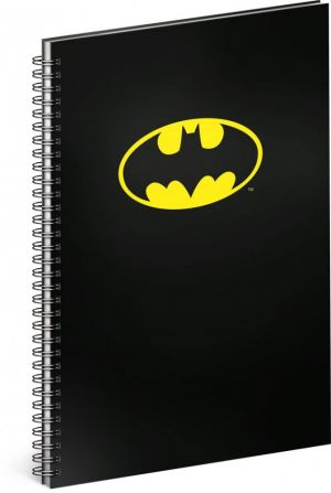 Spirálový blok Batman – Classic, linkovaný, A4