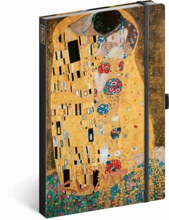 Notes Gustav Klimt linkovaný, 13 × 21 cm