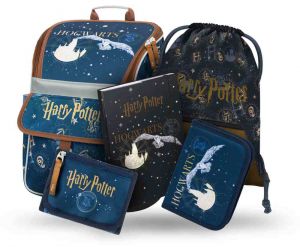 BAAGL SET 5 Zippy Harry Potter Bradavice: aktovka, penál, sáček, desky, peněženka
