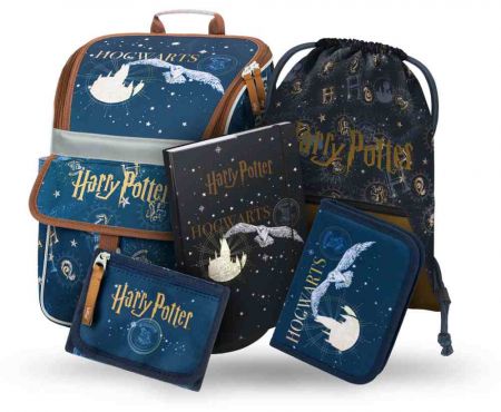 BAAGL SET 5 Zippy Harry Potter Bradavice: aktovka, penál, sáček, desky, peněženka