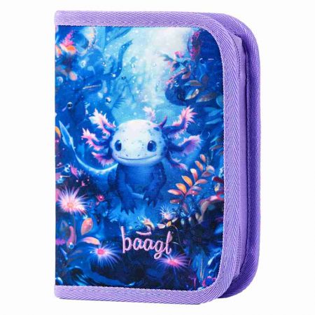 BAAGL Školní penál jednopatrový Axolotl