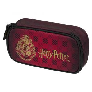 BAAGL Školní penál etue Harry Potter Bradavice vínový GRS