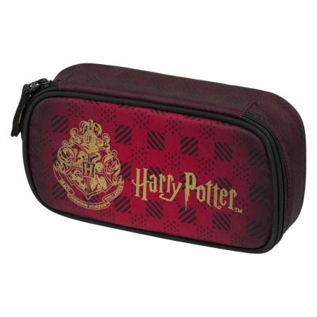 BAAGL Školní penál etue Harry Potter Bradavice vínový GRS