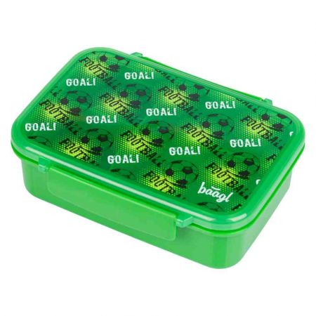 BAAGL Box na svačinu s přihrádkami Fotbal
