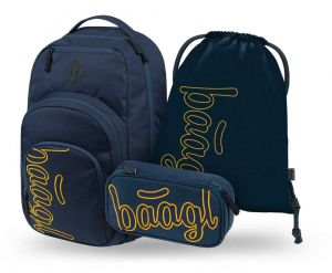 BAAGL SET 3 Coolmate Lux: batoh, penál, sáček