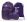 BAAGL SET 3 Coolmate Plum: batoh, penál, sáček