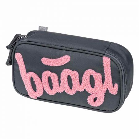 BAAGL Školní penál etue Logo růžový GRS