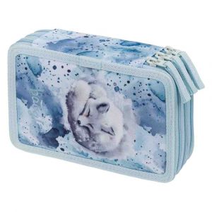 BAAGL Školní penál třípatrový Polar GRS
