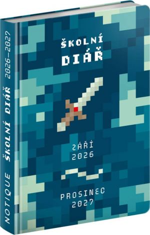 Diář školní Gamer (září 2026 – prosinec 2027), 9,8cm x 14,5cm, PGD-36961