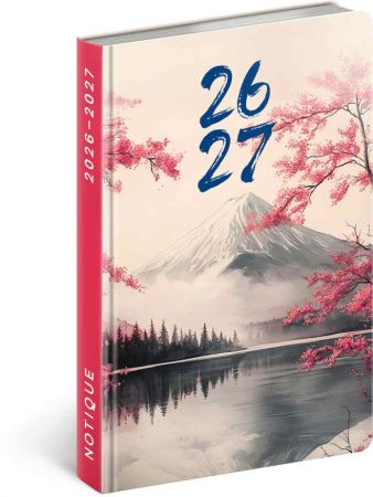 Diář 18měsíční Petito – Japonsko 2026/2027, 11cm x 16cm, PGD-37215-V
