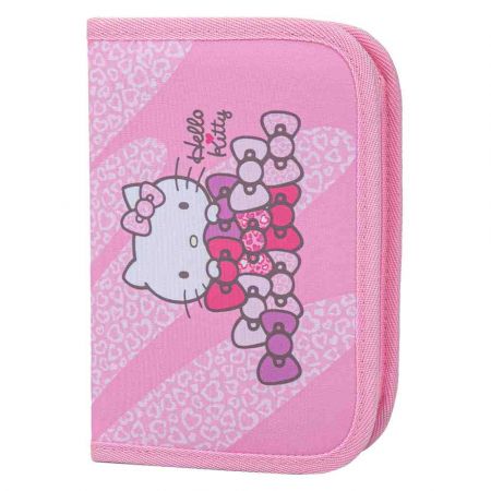 BAAGL Školní penál jednopatrový Hello Kitty Sweet Leopard GRS