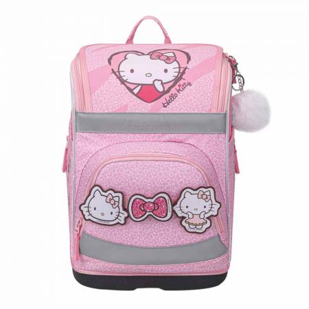 BAAGL Školní aktovka Zippy Plus Hello Kitty Sweet Leopard GRS