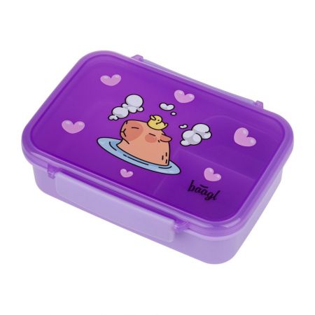 BAAGL Box na svačinu s přihrádkami Kapybara