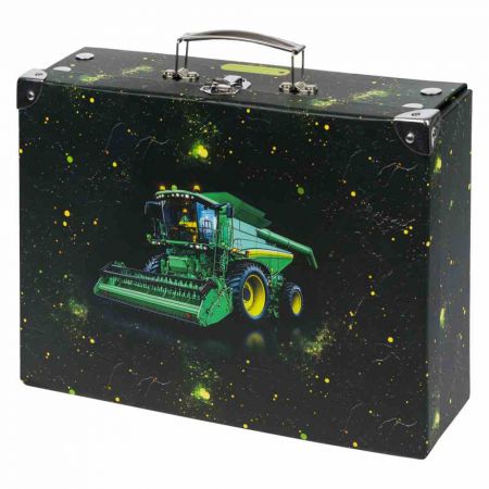 BAAGL Skládací školní kufřík Traktor s kováním