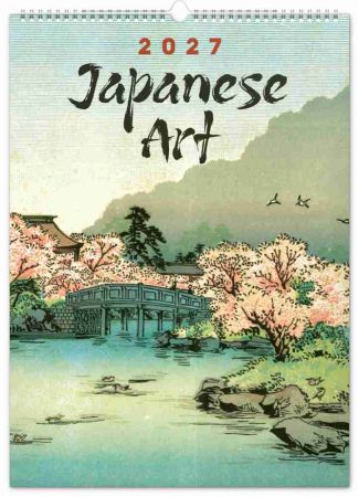 Kalendář nástěnný Vintage plakáty – japonské umění 2027, 33cm x 46cm, PGN-36359