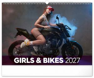 Kalendář nástěnný Girls &amp; Bikes 2027, 48cm x 33cm, PGN-36385-L