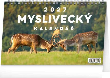 Kalendář stolní Myslivecký kalendář 2027, 23,1cm x 14,5cm, PGS-36912