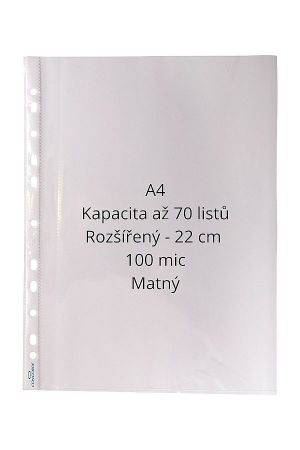 Prospektový obal CONCORDE A4, 100mic, 50ks, matný