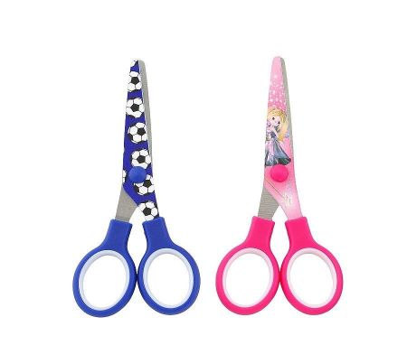 Nůžky CONCORDE školní Funny, 13cm, blistr, asort