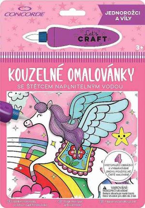 Kouzelné omalovánky CONCORDE, Jednorožci a víly