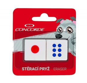 Pryž CONCORDE Kostka, 2ks, blistr