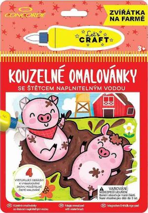 Kouzelné omalovánky CONCORDE, Zvířátka na farmě