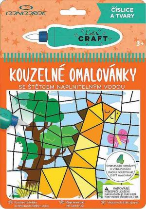 Kouzelné omalovánky CONCORDE, Číslice a tvary