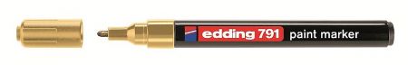 Lakový popisovač EDDING 791, zlatý