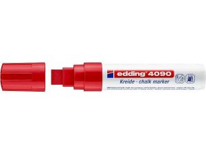 Křídový popisovač EDDING 4090, červený