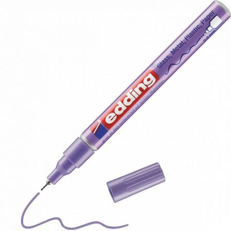 Lakový popisovač EDDING 780, metalický fialový