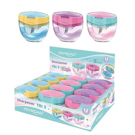 Ořezávátko KEYROAD TRI Plus Pastel, asort