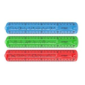 Pravítko KEYROAD Flexi, 20cm, asort