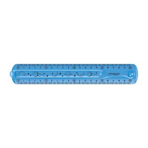 Pravítko KEYROAD Flexi, 20cm, modré