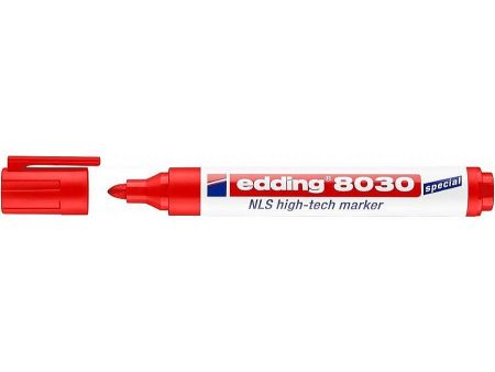 Popisovač EDDING 8030 pro letecký průmysl, červený