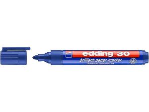 Permanentní popisovač EDDING 30, modrý