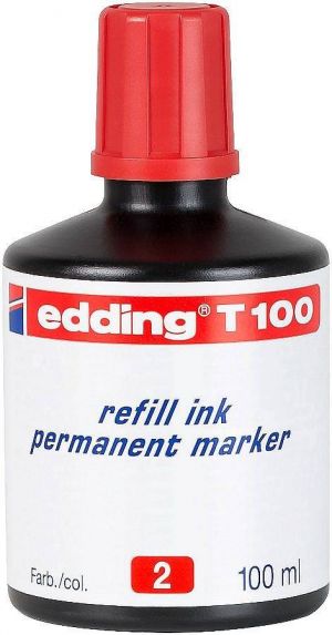 Inkoust EDDING T 100, červený