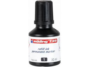 Permanentní inkoust EDDING T25, černý