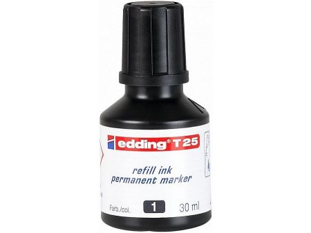 Permanentní inkoust EDDING T25, černý